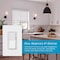 Lutron Caseta Diva White 150 W Toggle Smart-Enabled Dimmer Switch 1 pk DVRF-6L-WH-R - alternate 7